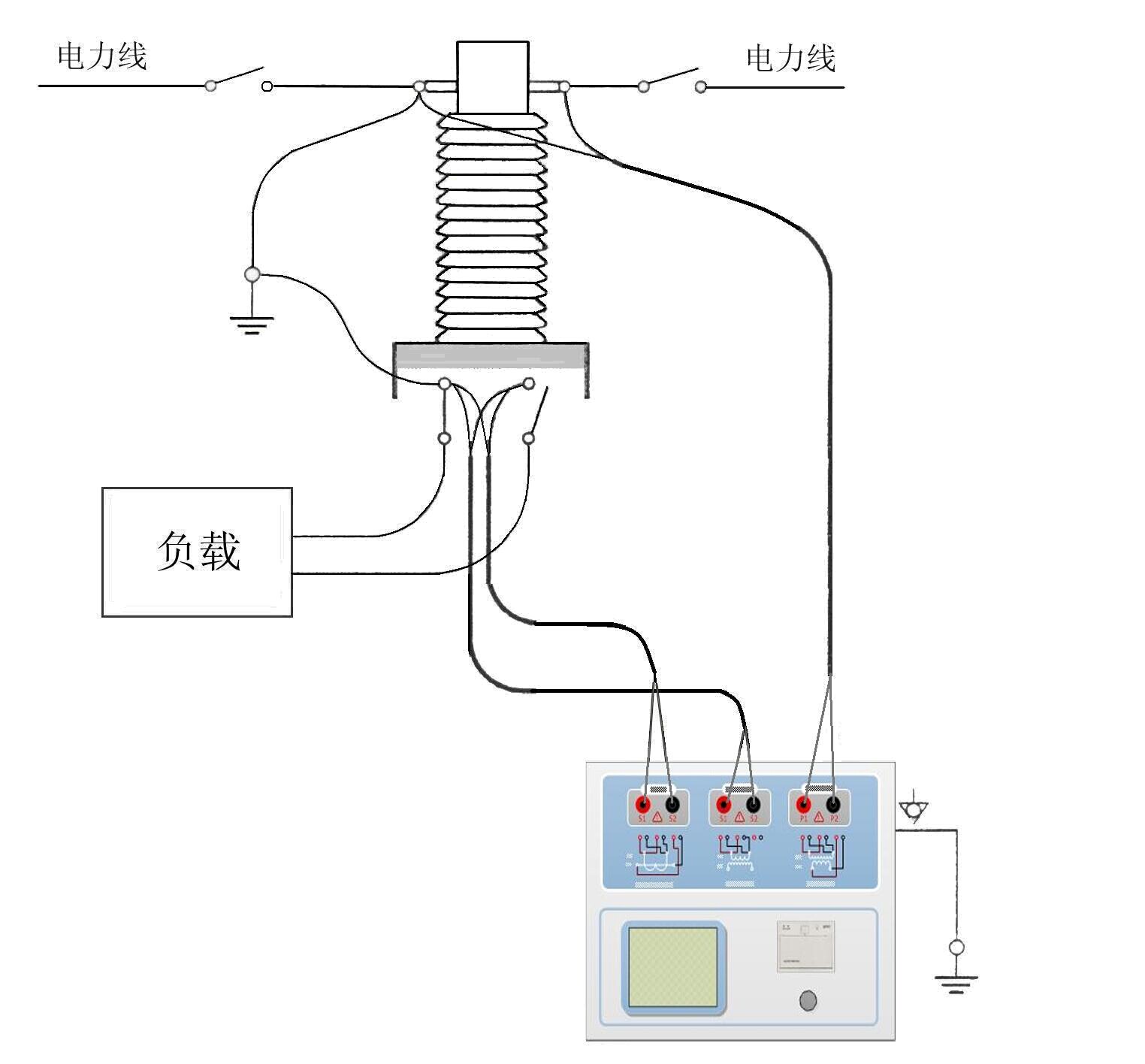 互感器测试仪典型接线方式