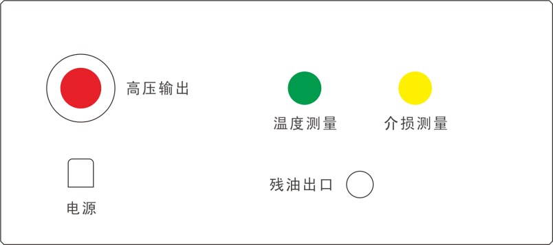 绝缘油介电强度测试仪后面板